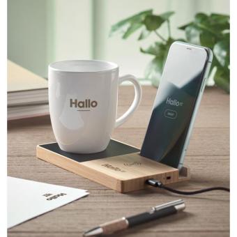 SIBIT 1Wireless charger mug warmer Timber