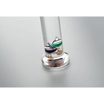 Galileo thermometer glass 28cm Transparent