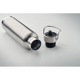 RIFLOW Double wall bottle 660 ml Flat silver