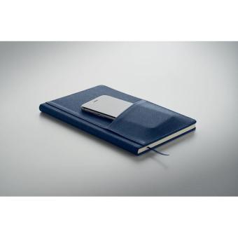 CINCO A5 notebook PU front pocket Aztec blue