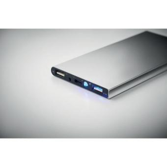 POWERFLAT8C Power bank 8000 mAh Flat silver