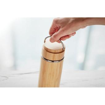 TAMPERE Double wall flask 400 ml Timber