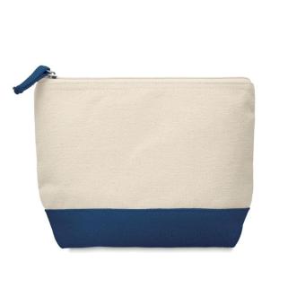 KLEUREN Bicolour cotton cosmetic bag 