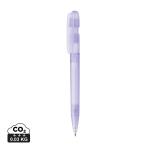 XD Collection Devin transparenter Stift aus GRS zertifiziertem rABS 