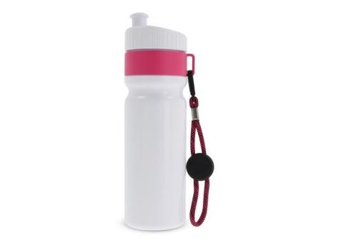 Sports bottle with edge and cord 750ml 